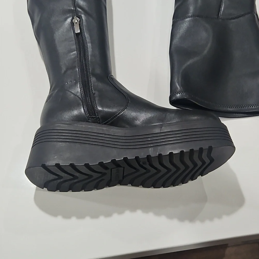 Nine West Over-Knee Platfom Boots. Sz 6.5 Nwot - Picture 3 of 9